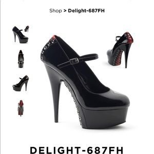 Pleaser Delight corset heels